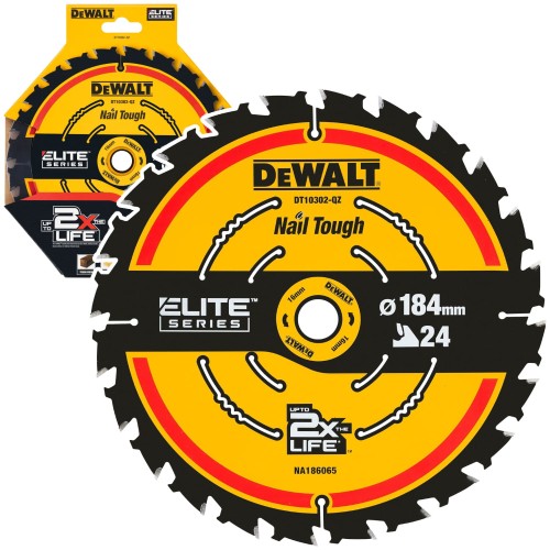 DEWALT DT10302 tarcza do drewna piła 184x16mm 24z