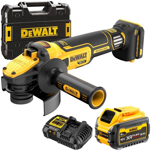 DEWALT DCG409VST1 Szlifierka kątowa z regulacją obrotów 125mm 18V 6.0Ah