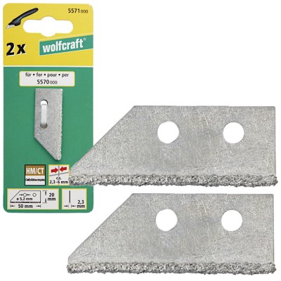 Ostrze do skrobaka do fug 2szt. Wolfcraft 5571000