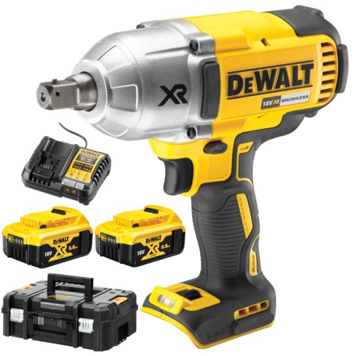 DEWALT DCF899P2 Klucz udarowy 1/2" 18V 950Nm 2x 5.0Ah ładowarka walizka TSTAK