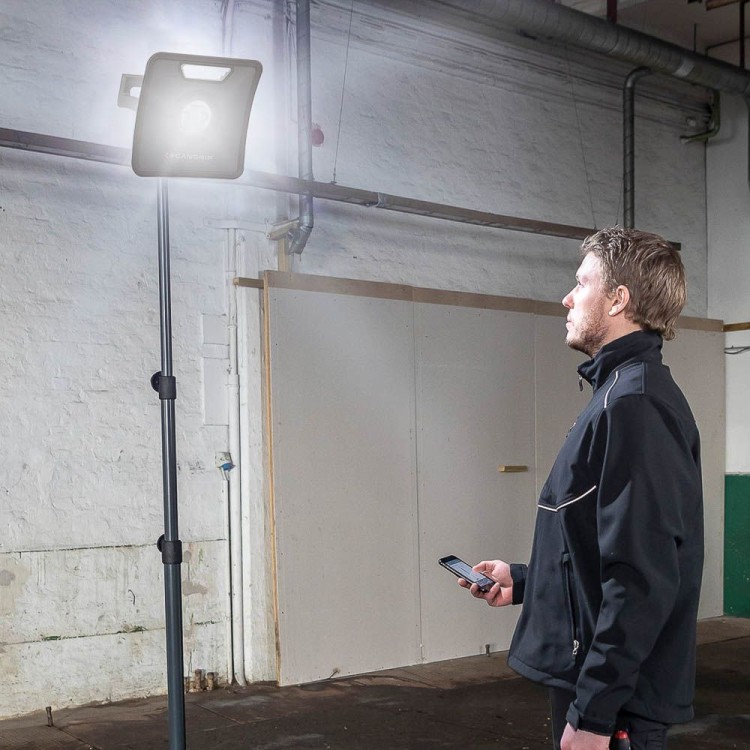 Reflektor LED 12000 lm sieciowa sterowanie BT NOVA 12K 03.5444 SCANGRIP