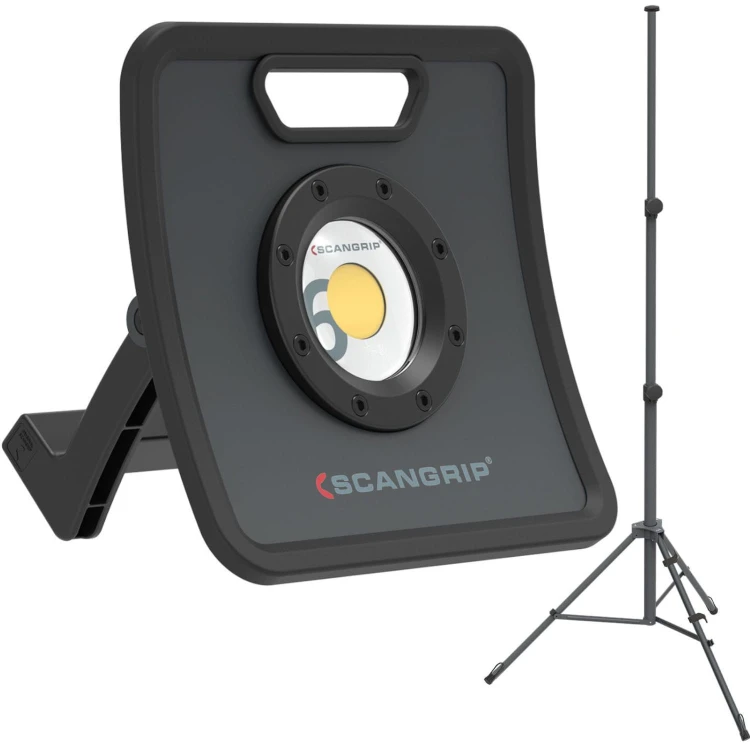 Lampa robocza LED 6000 lm sieciowa NOVA 6K 03.5442 SCANGRIP + statyw