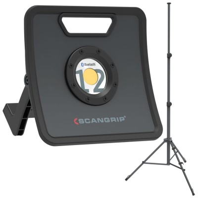 Lampa robocza LED 12000 lm sieciowa sterowanie BT NOVA 12K 03.5444 SCANGRIP + statyw
