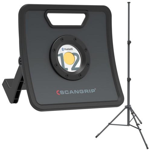 Lampa robocza LED 12000 lm sieciowa sterowanie BT NOVA 12K 03.5444 SCANGRIP + statyw
