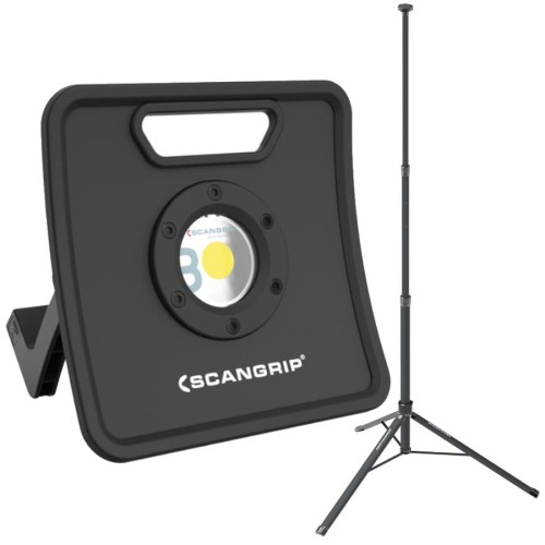 Lampa robocza LED 4000 lm NOVA 4K 03.5440 SCANGRIP + statyw