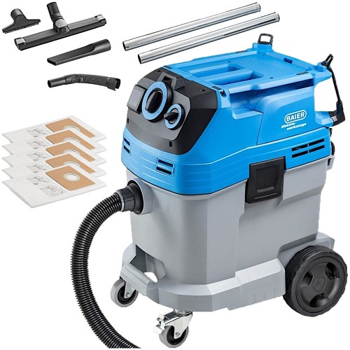 Odkurzacz przemysłowy 30l 1380W Baier BSS 606 L + komplet szczotek 5x worki