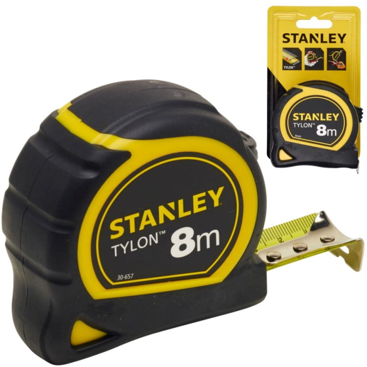 STANLEY 0-30-657 Miara zwijana Tylon metryczna 8m