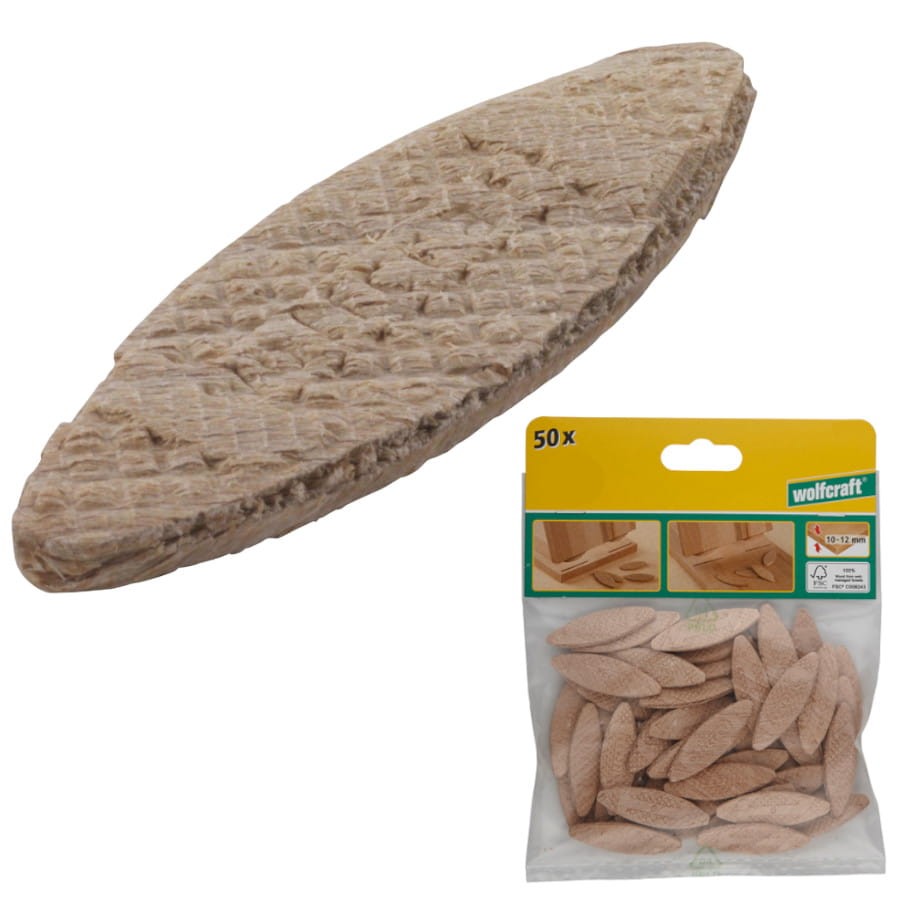 Płytka połączeniowa lamela No.0 50szt. Wolfcraft 2921000
