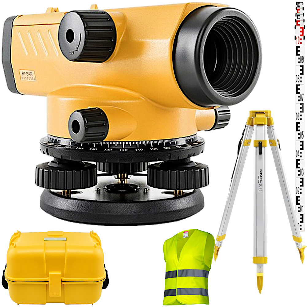 TOPCON AT-B4A Niwelator optyczny samopoziomujący 24x + kufer + łata + statyw