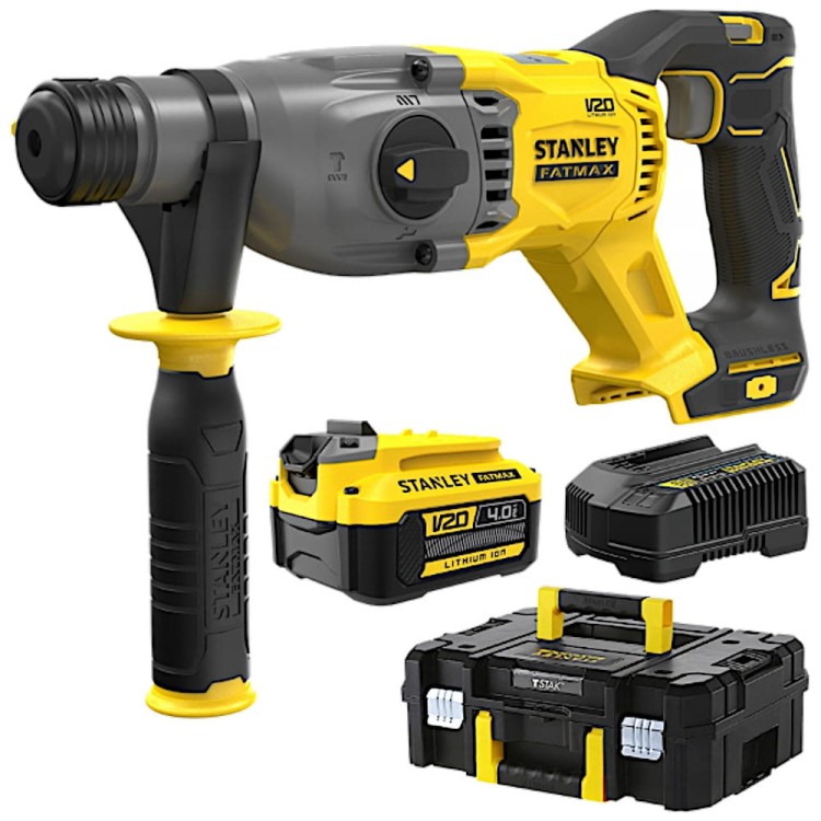 Młotowiertarka udarowa 18V V20 4Ah Stanley SFMCH900 w walizce