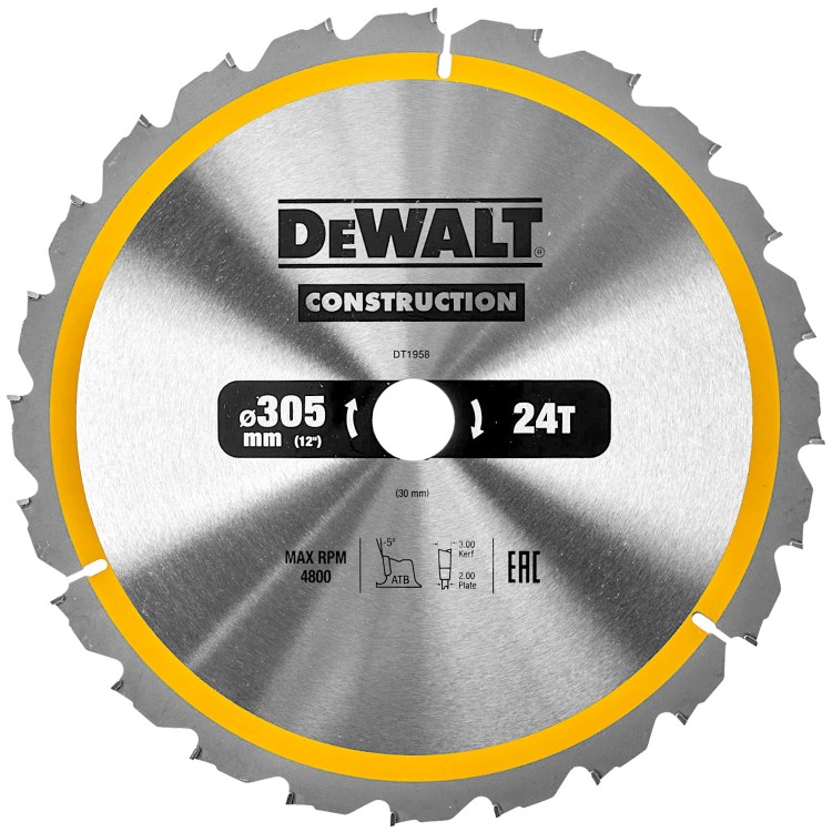 DEWALT Tarcza do drewna DT1958