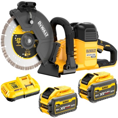 Przecinarka tarczowa do betonu 54V XR FlexVolt 2x 9Ah 230mm DeWALT DCS691X2