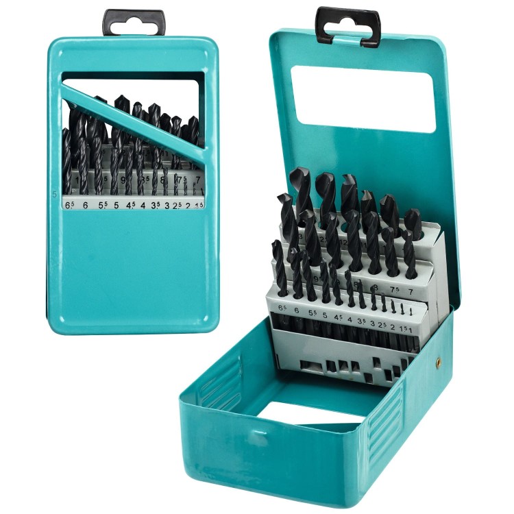 Zestaw wierteł do metalu 1-13mm 25szt w etui HSS PRO DIN-338 IRWIN 10502505