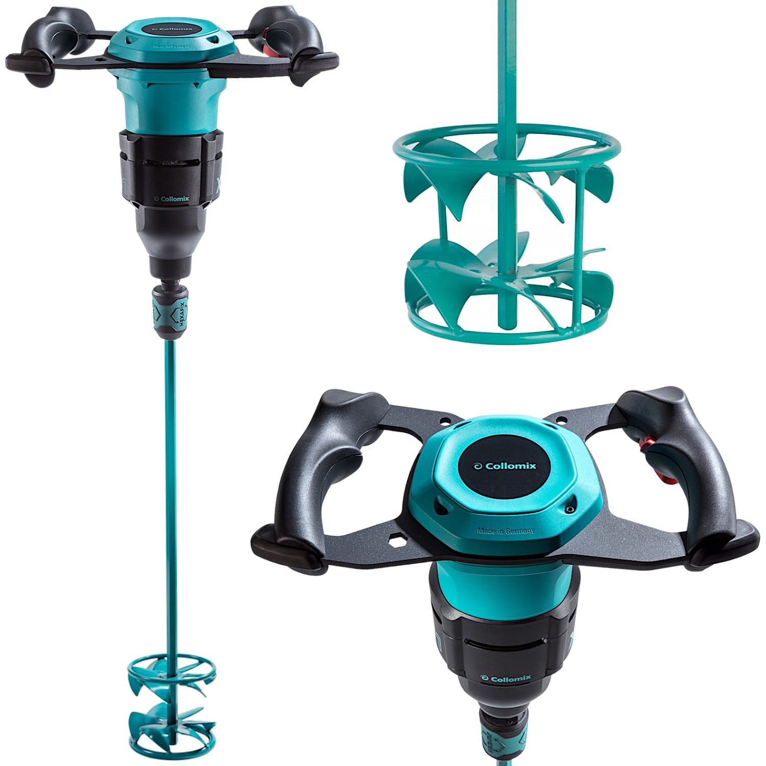 Mieszarka ręczna 1100W 120mm HEXAFIX PRO Collomix XQ1 + Mieszadło DLX 120 HF