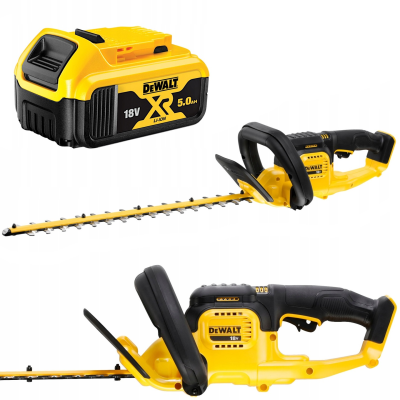 DeWALT Nożyce ogrodowe do żywopłotu 55cm 18V DCMHT563N + Akumulator 5Ah