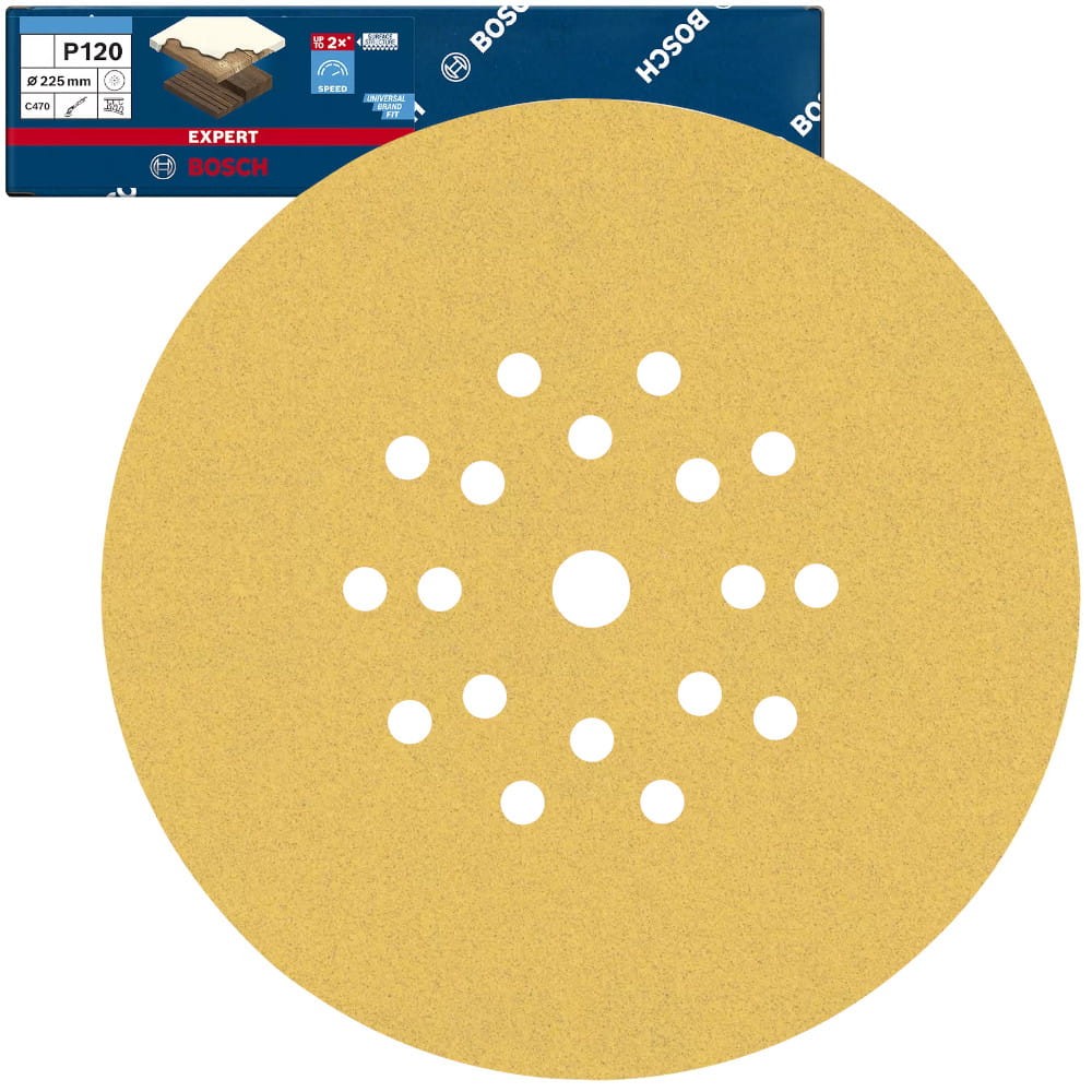 BOSCH Tarcza ścierna do żyrafy EXPERT C470 do drewna 225mm P120 1szt.