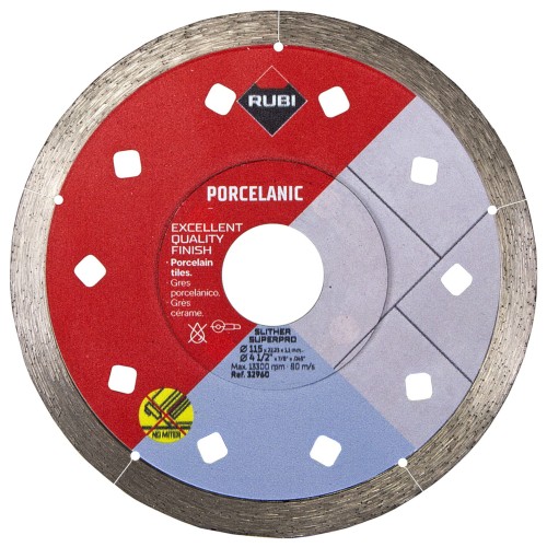 Tarcza diamentowa do gresu 115x22,2mm SLITHER 115 SUPERPRO RUBI 32960