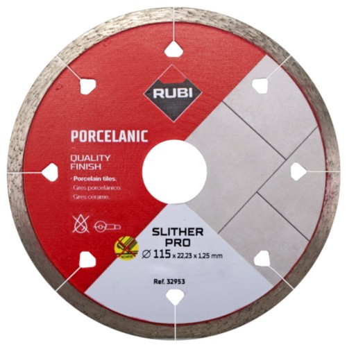 Tarcza diamentowa do gresu 115x22,2mm SLITHER 115 PRO RUBI 32953