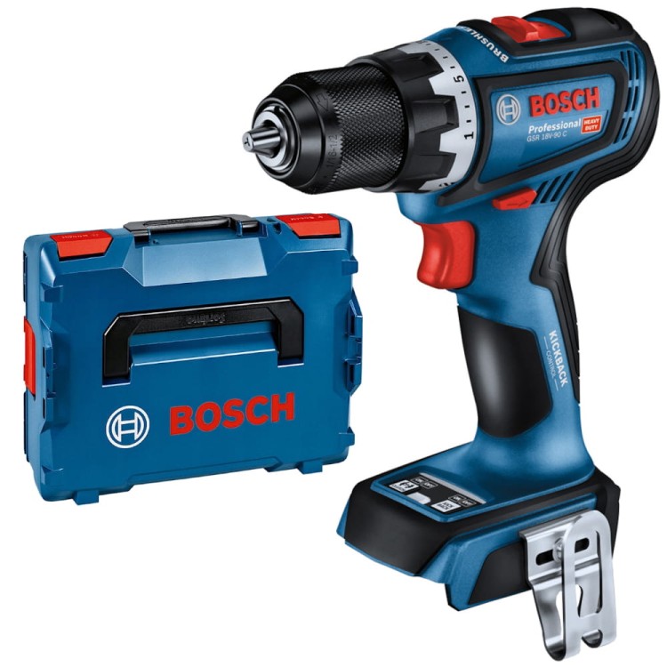 Wiertarko-wkrętarka GSR 18 V-90 C Bosch + walizka L-BOXX 136