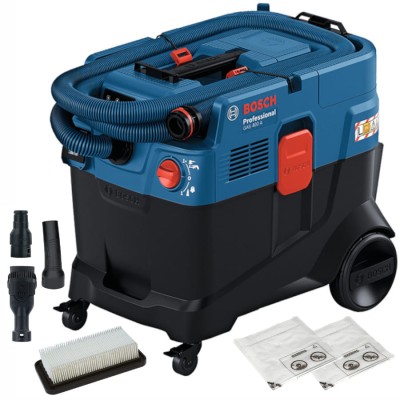 Odkurzacz przemysłowy 1200W GAS 400 A akcesoria BOSCH 06019M0020