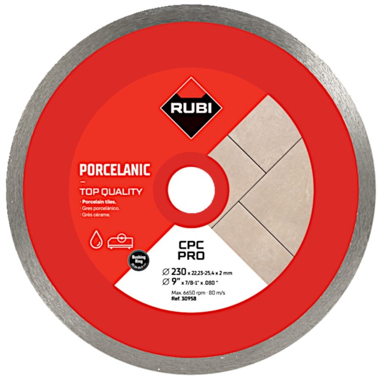 Tarcza diamentowa do gresu porcelanowego Rubi CPC 230 PRO