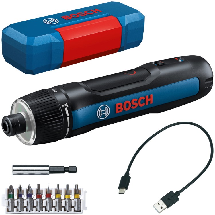 Wkrętak akumulatorowy 3,6V Bosch GO + akcesoria