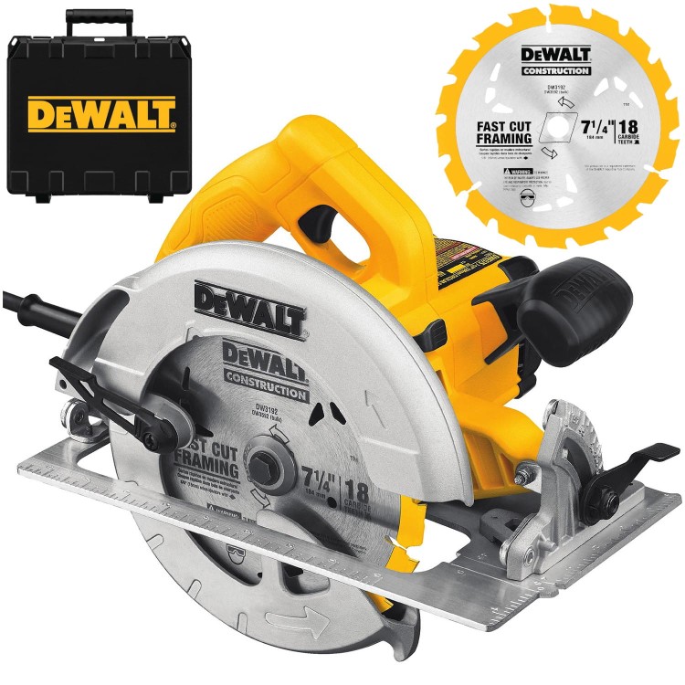 Pilarka tarczowa sieciowa 1600W 190mm tarcza kufer DeWALT DWE575K
