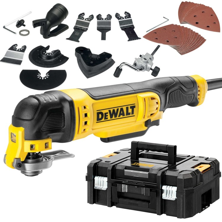 Narzędzie wielofunkcyjne sieciowe akcesoria walizka DeWALT DWE315KT