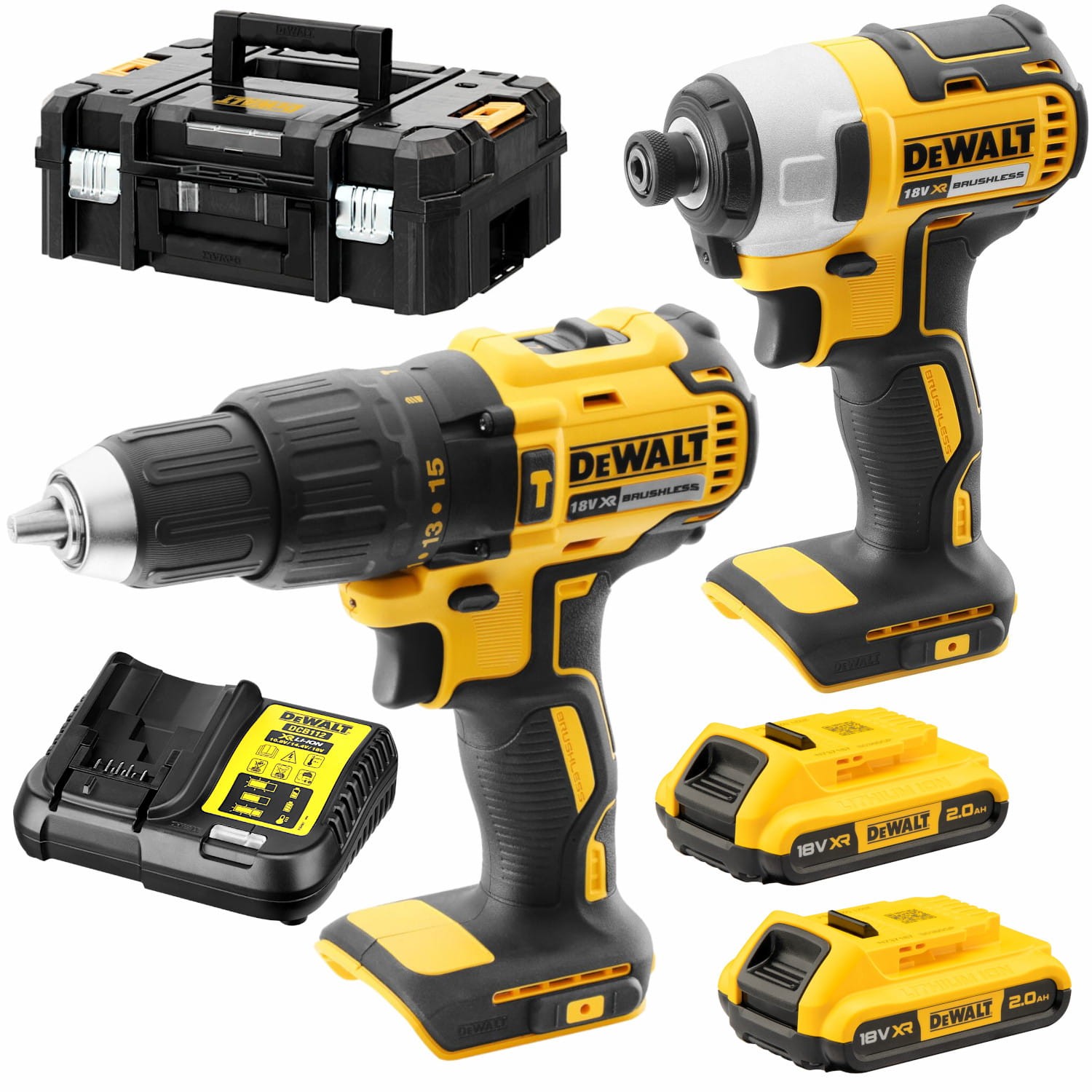 Zestaw elektronarzędzi DCD778 i DCF787 2x 2Ah walizka DeWALT DCK2060D2T