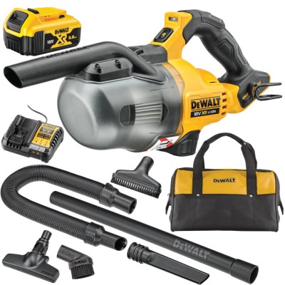 Odkurzacz przemysłowy 18V 0,7L DeWALT DCV501LN + aku 5Ah ładowarka