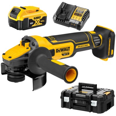 Szlifierka kątowa 125mm 54V FlexVolt 18V 5Ah TSTAK DeWALT DCG409P1