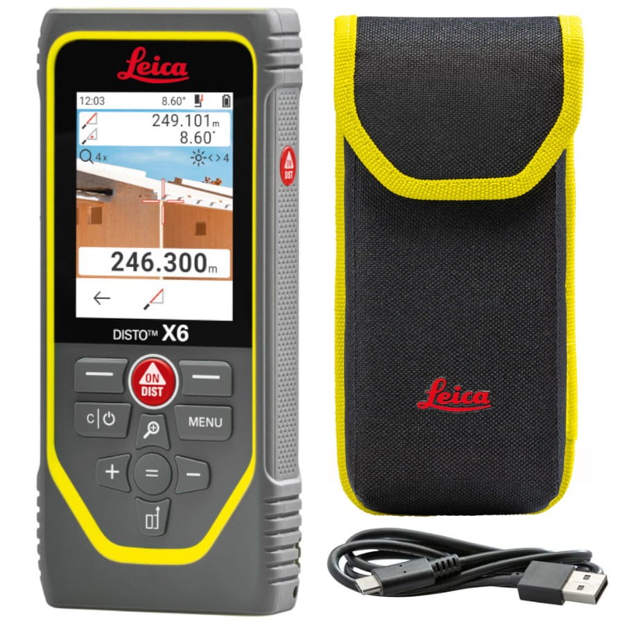 Dalmierz laserowy z dotykowym ekranem Disto X6 Leica 950909