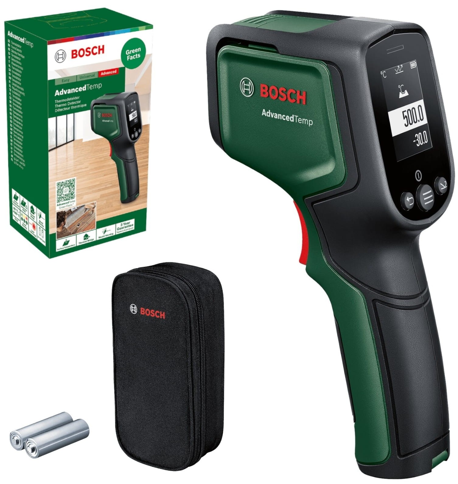 Miernik temperatury Pirometr cyfrowy termodetektor Bosch AdvencedTemp