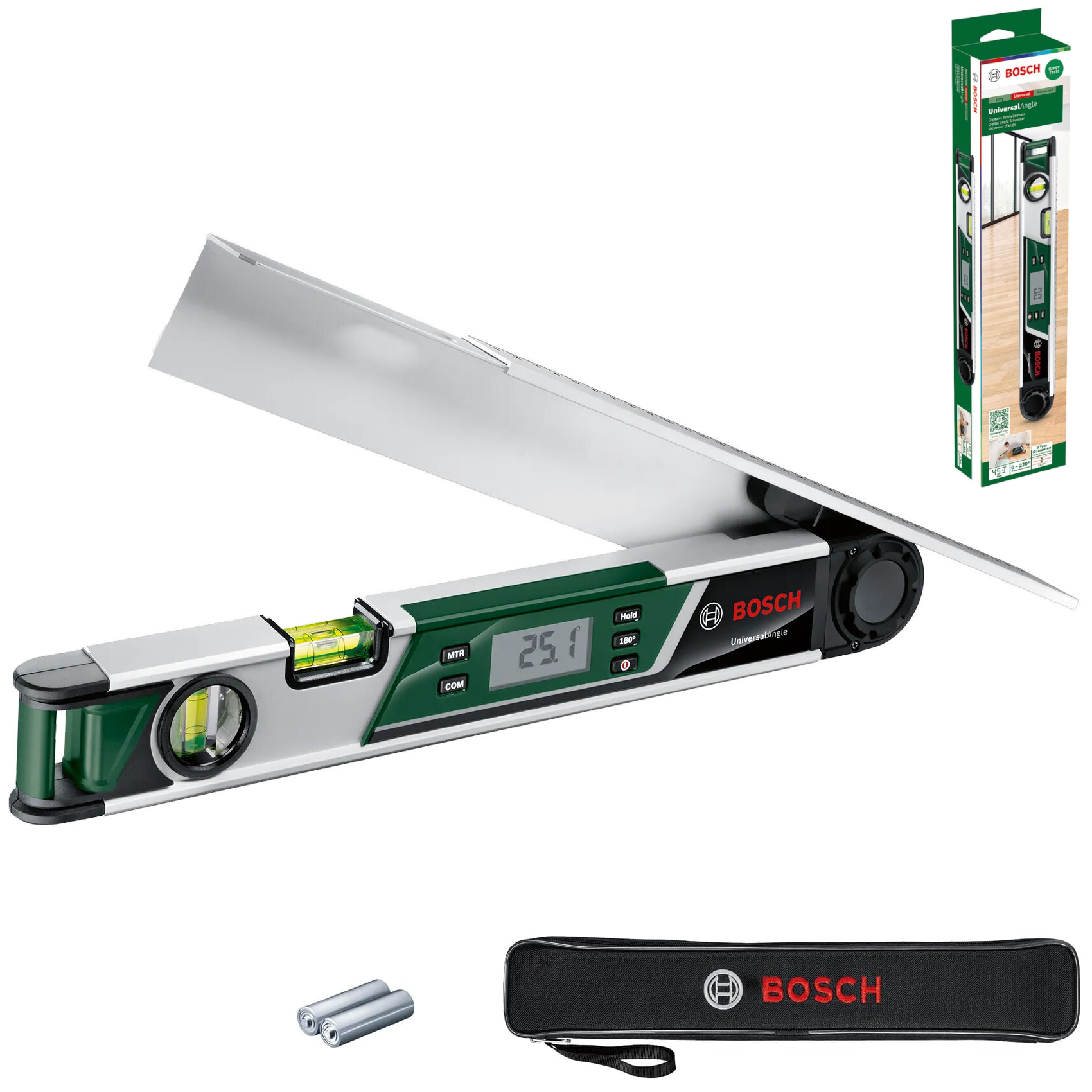 Kątomierz cyfrowy elektroniczny 40cm UniversalAngle 0603676001