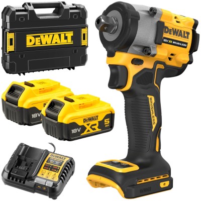 Klucz udarowy 1/2" 18V 2x 5,0Ah 406Nm DeWalt DCF922P2T