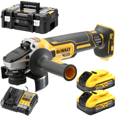 DeWALT DCG405H2T Szlifierka kątowa 18V XR 125mm 2x 5.0Ah POWERSTACK