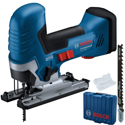 Wyrzynarka akumulatorowa 18V "body" + brzeszczot walizka Bosch GST 185-LI