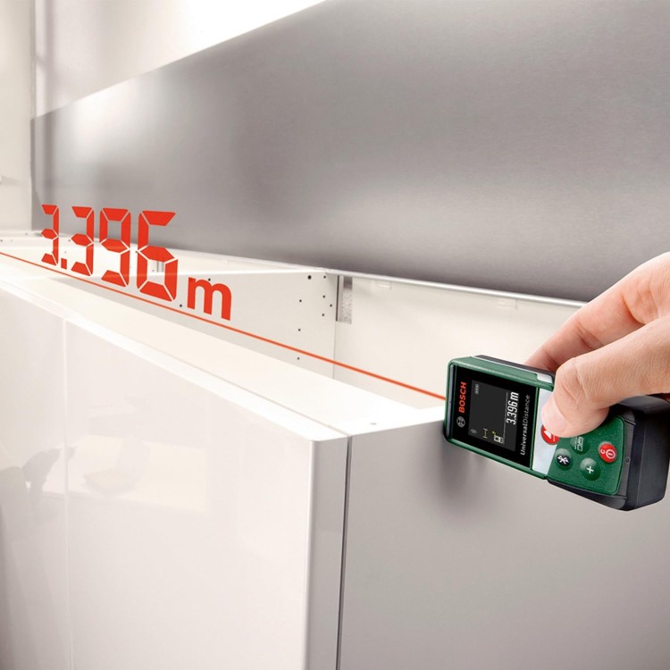 zastosowanie dalmierza laserowego 50m UniversalDistance 50C Bosch 0603672301