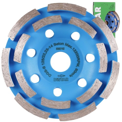 Tarcza garnkowa diamentowa 125mm DGS-S 125/22,23-14 BETON DISTAR