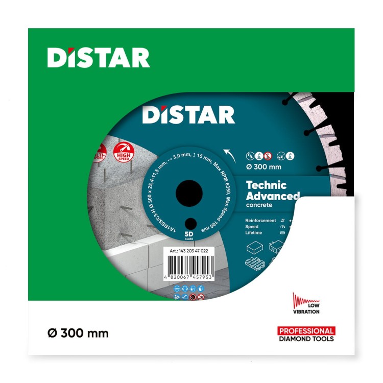Tarcza diamentowa Distar Technic Advanced 300x25,4mm