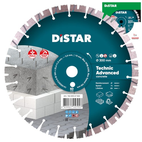 Tarcza diamentowa Distar Technic Advanced 14320347022