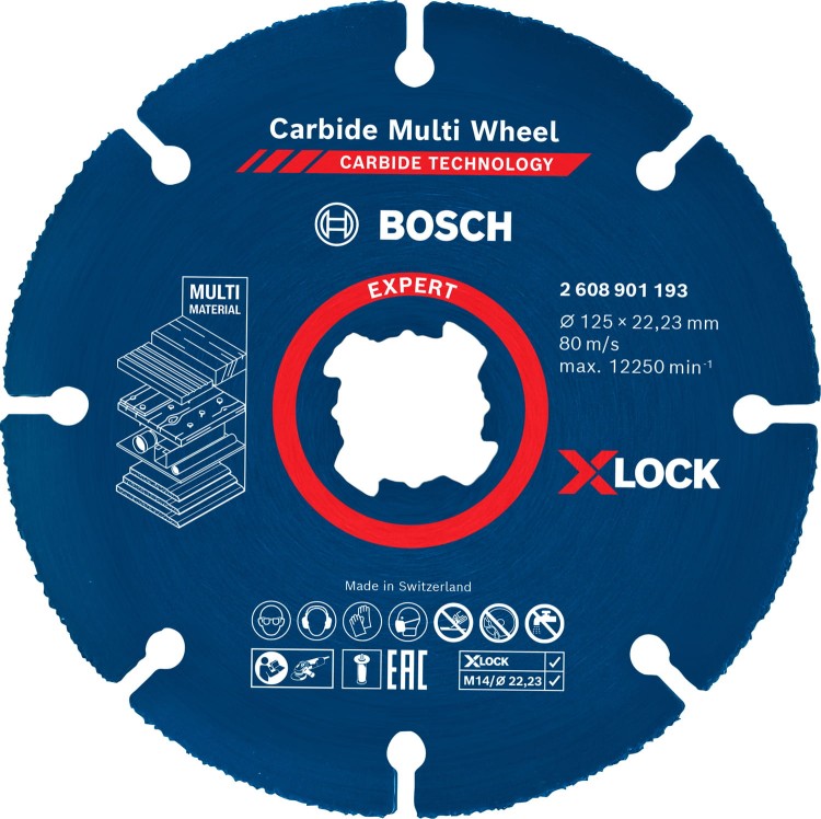 Tarcza tnąca Expert Carbide Multi Wheel 125 x 22.23mm Bosch 2608901193