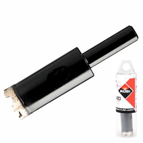 RUBI 04918 Wiertło diamentowe ForaGres 20mm