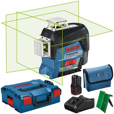BOSCH GLL 3-80CG Laser krzyżowy zielony 30m