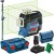 BOSCH GLL 3-80CG Laser krzyżowy wiązka zielona 30m + tyczka