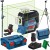 BOSCH GLL 3-80CG Laser krzyżowy wiązka zielona 30m + statyw + tyczka 320 + uchwyt