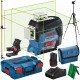 BOSCH GLL 3-80CG Laser krzyżowy wiązka zielona 30m + statyw + tyczka 360 + uchwyt