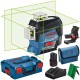 BOSCH GLL 3-80CG Laser krzyżowy wiązka zielona 30m + uchwyt