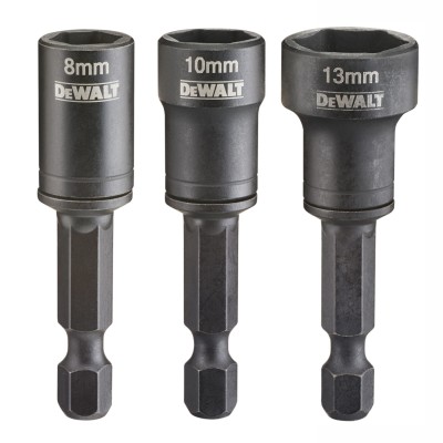 Zestaw nasadek udarowych 8, 10, 13mm DeWALT