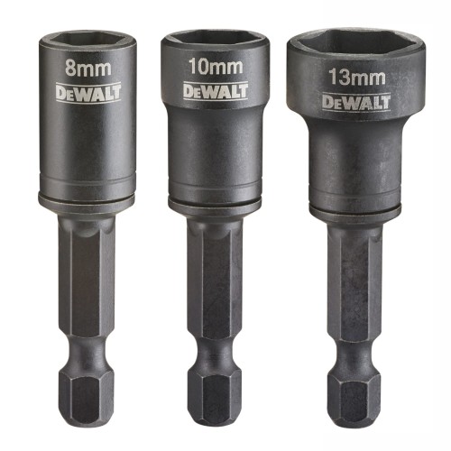 Zestaw nasadek udarowych 8, 10, 13mm DeWALT